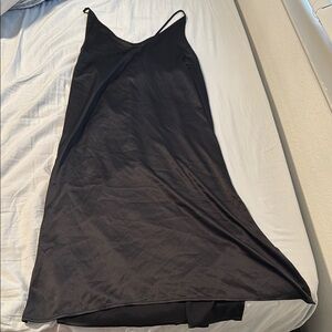 Stars Above Black Slip Dress